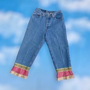 LEVI’S 501s x Nooshin Femme Capri Jeans